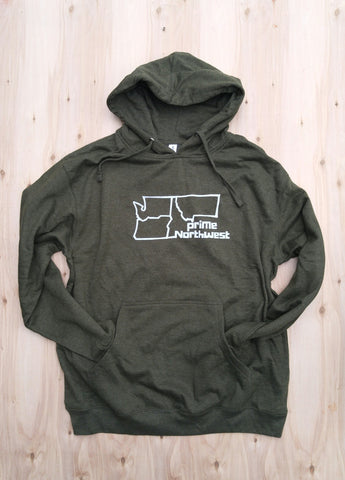 Men's midweight hoodie - states design